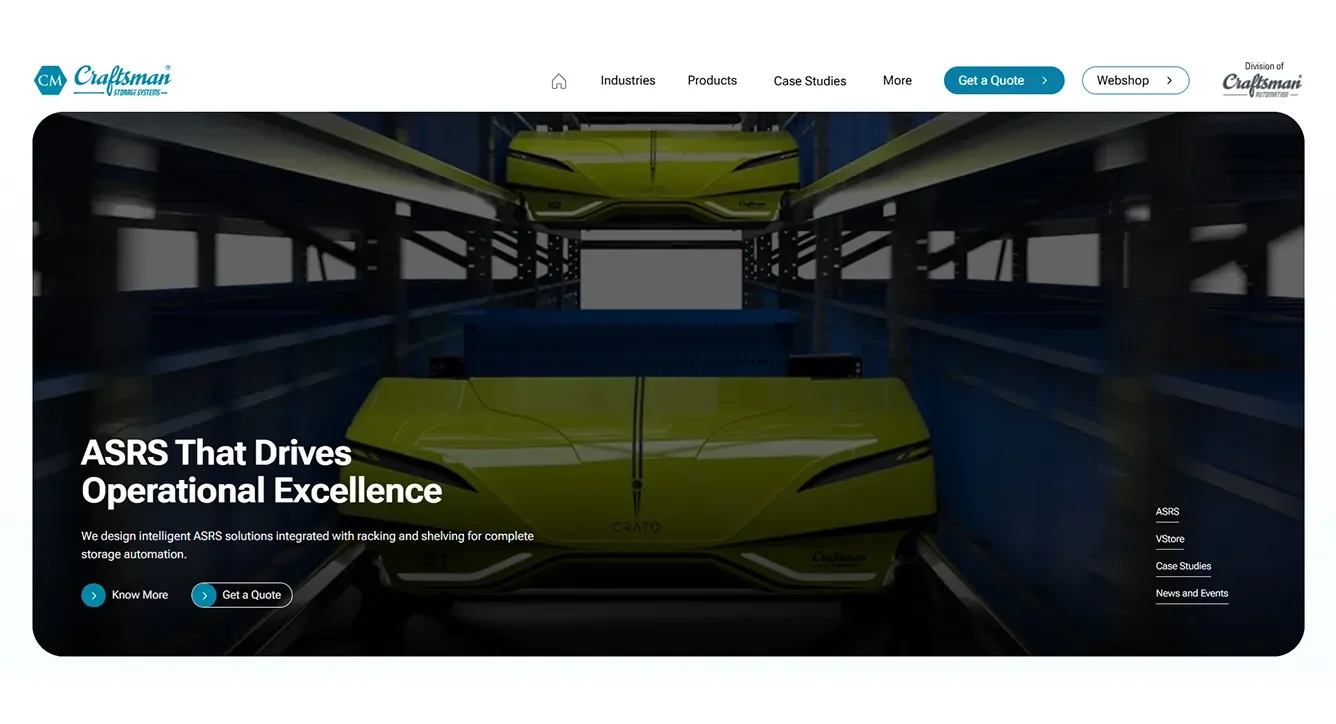 The redesigned Craftsman Storage platform