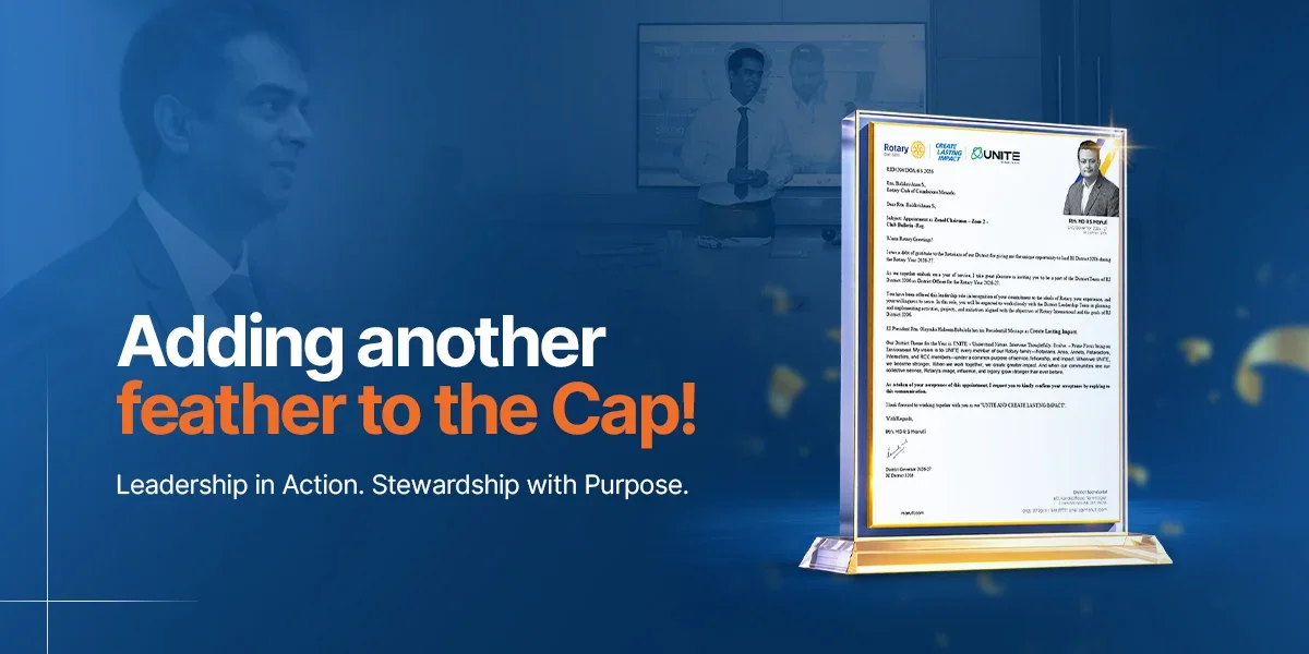 Adding another feather to the Cap!
