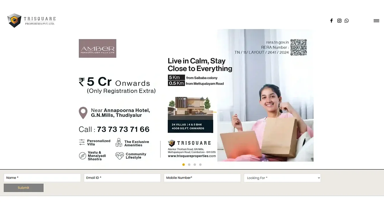 The redesigned Trisquare platform