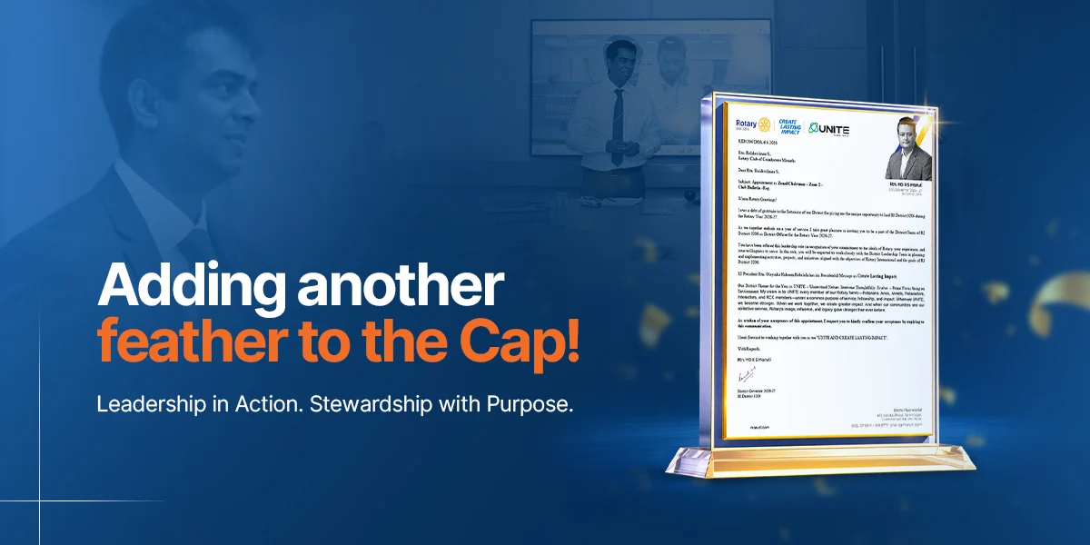 Adding another feather to the Cap!
